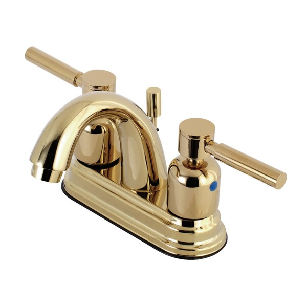 KB8612DL 4" Centerset Bathroom Faucet, Polished Brass